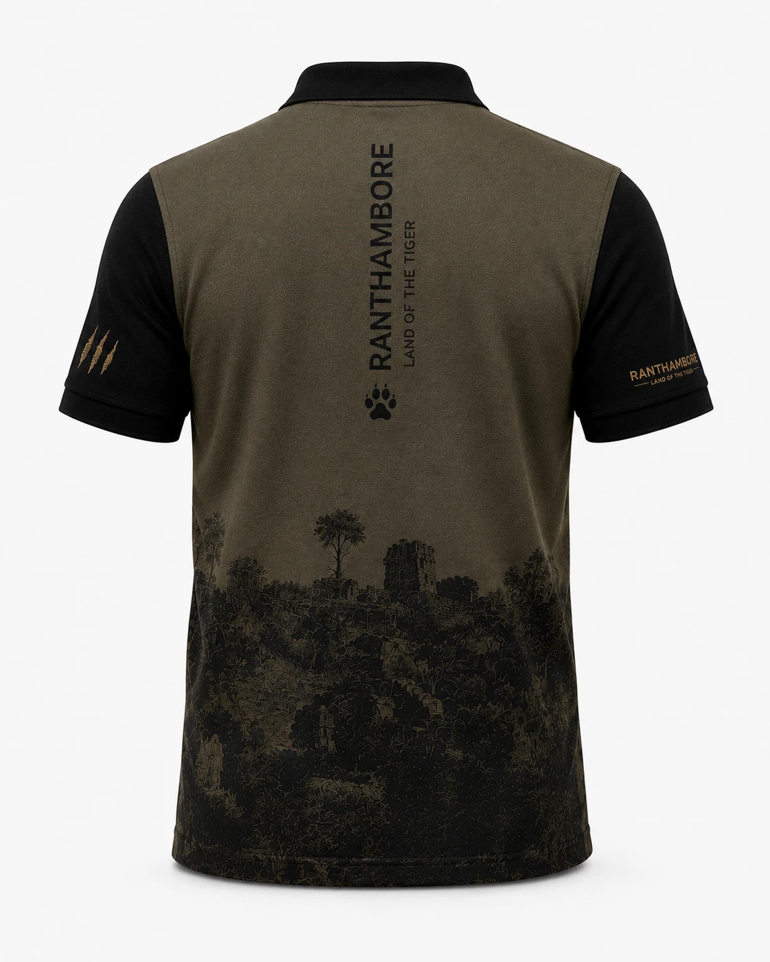 Ranthambore Inspired Polo T-Shirt - Studio Back