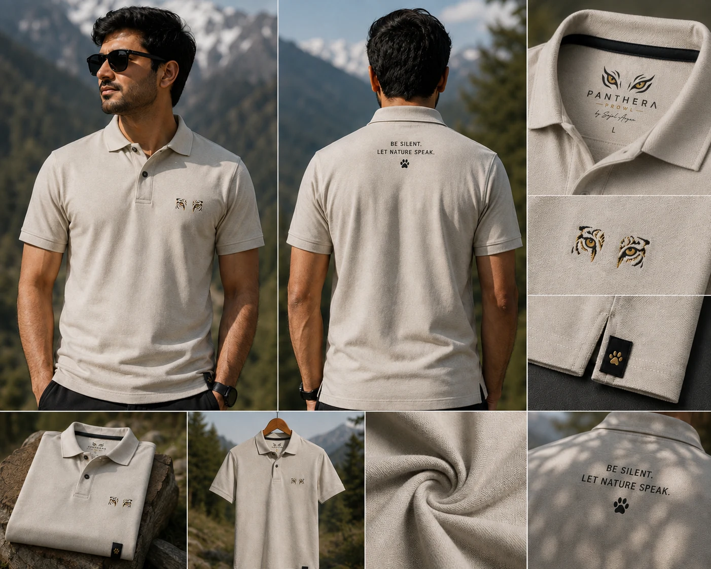 Panthera Prowl Silent Prowl Polo 7-Angle Lookbook