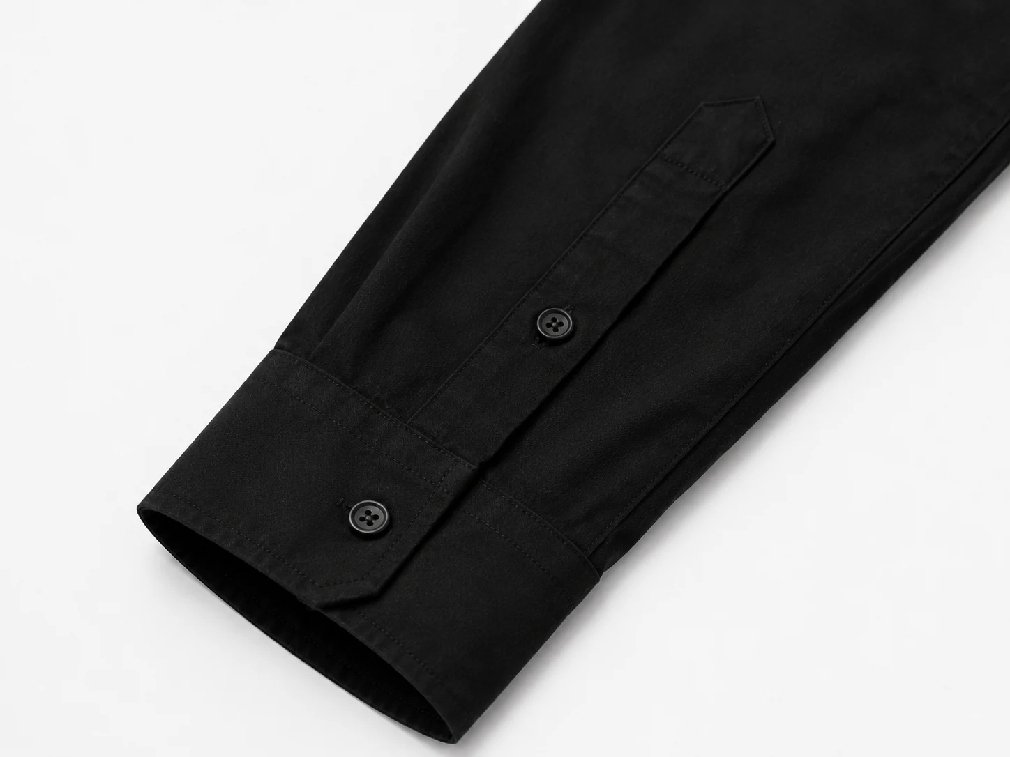 Obsidian Stealth Panther Tailored Shirt - Cuffs Detail